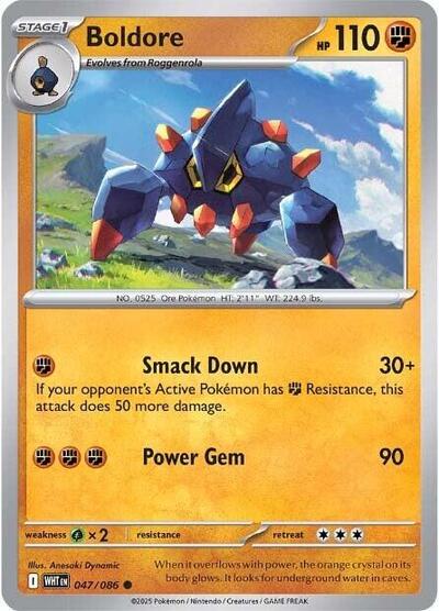 Boldore (SV: White Flare) Light Play