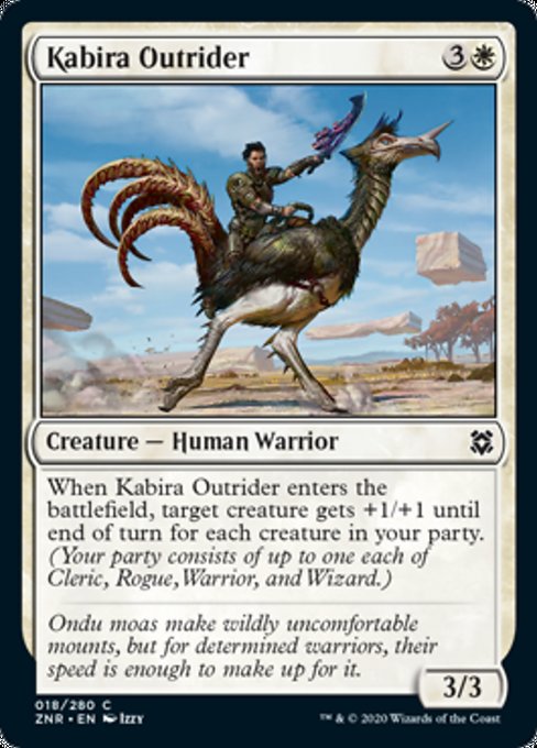 Kabira Outrider (Zendikar Rising) Damaged / Poor
