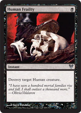 Human Frailty (Avacyn Restored) Light Play Foil