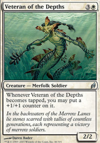 Veteran of the Depths (Lorwyn) Light Play