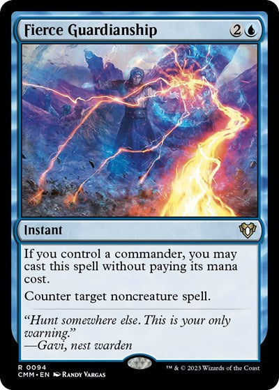 Fierce Guardianship (Commander Masters) Near Mint Foil