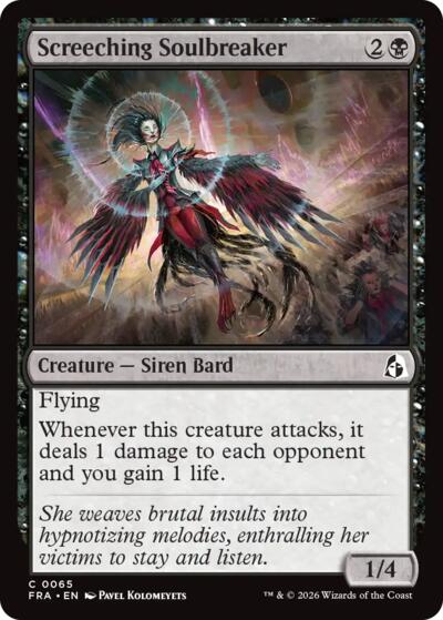 Screeching Soulbreaker (Reality Fracture) Light Play Foil