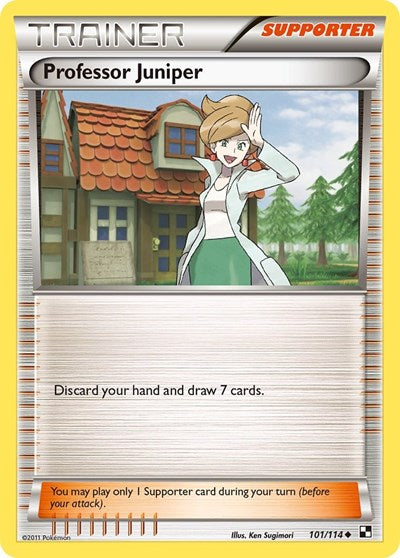Professor Juniper (Black and White) Damaged / Poor