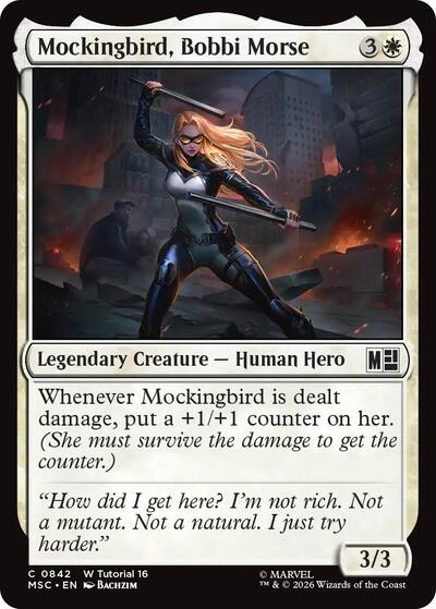 Mockingbird, Bobbi Morse (0842) (Commander: Marvel Super Heroes) Light Play
