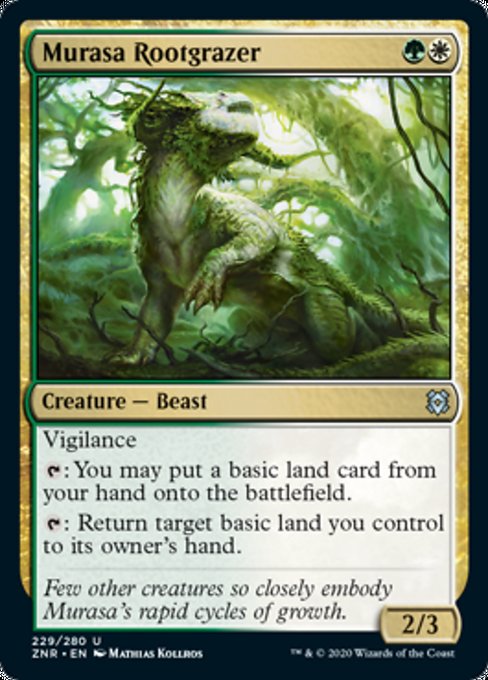 Murasa Rootgrazer (Zendikar Rising) Damaged / Poor