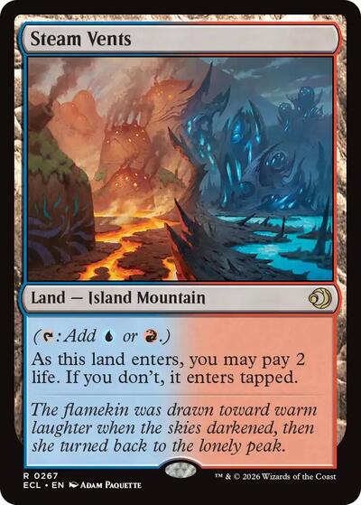 Steam Vents (Lorwyn Eclipsed) Light Play Foil