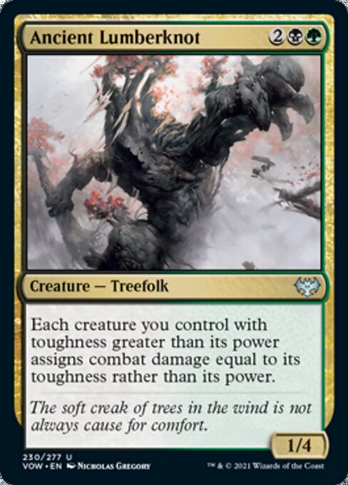 Ancient Lumberknot (Innistrad: Crimson Vow) Light Play
