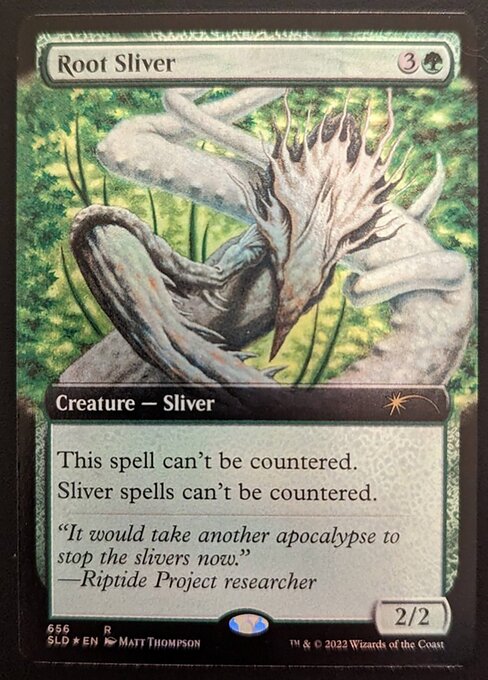 Root Sliver (Extended Art) (Secret Lair) Light Play Foil