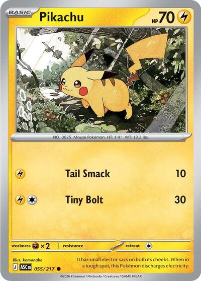 Pikachu (ME: Ascended Heroes) Light Play