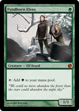 Fyndhorn Elves (From the Vault: Twenty) Light Play Foil