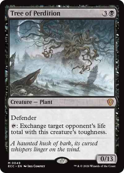 Tree of Perdition (Commander: Lorwyn Eclipsed) Light Play