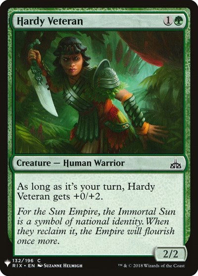 Hardy Veteran (Mystery Booster) Light Play