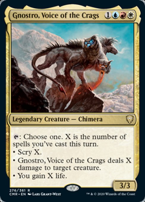 Gnostro, Voice of the Crags (Commander Legends) Light Play
