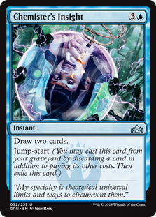 Chemister's Insight (Guilds of Ravnica) Light Play
