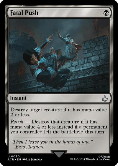 Fatal Push (Universes Beyond: Assassin's Creed) Light Play Foil