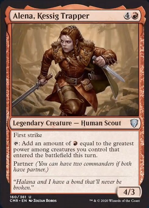 Alena, Kessig Trapper (Commander Legends) Light Play