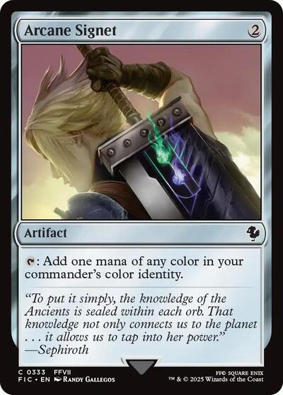 Arcane Signet (0333) (Commander: FINAL FANTASY) Light Play