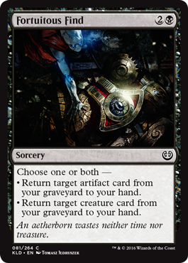 Fortuitous Find (Kaladesh) Light Play Foil