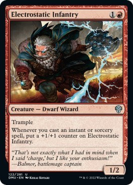 Electrostatic Infantry (Dominaria United) Light Play Foil