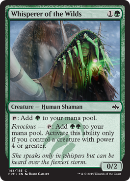 Whisperer of the Wilds (Fate Reforged) Light Play