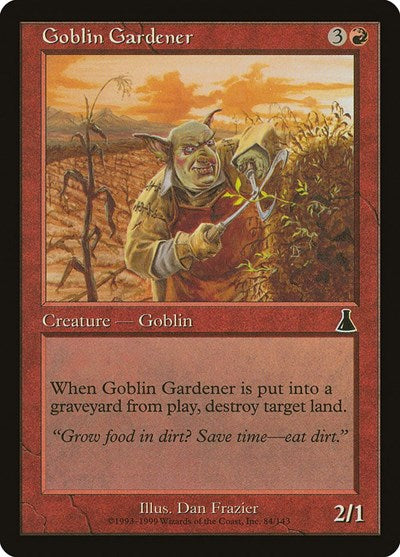 Goblin Gardener (Urza's Destiny) Light Play
