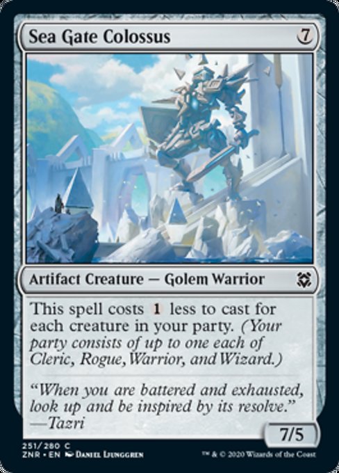 Sea Gate Colossus (Zendikar Rising) Damaged / Poor