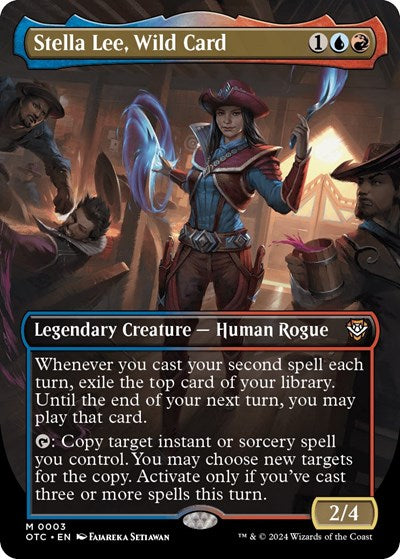 Stella Lee, Wild Card (Borderless) (Commander: Outlaws of Thunder Junction) Near Mint Foil