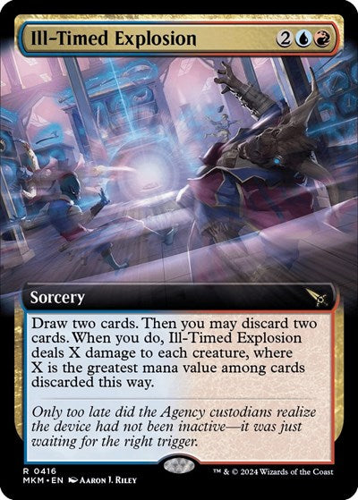 Ill-Timed Explosion (Extended Art) (Murders at Karlov Manor) Light Play