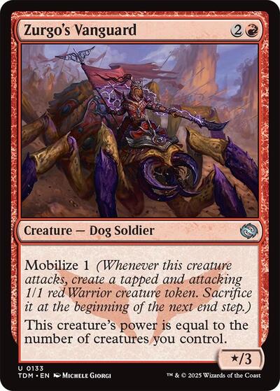 Zurgo's Vanguard (Tarkir: Dragonstorm) Light Play