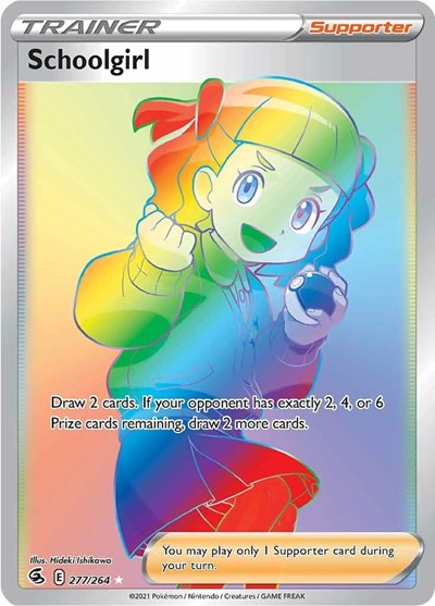 Schoolgirl (Secret) (SWSH08: Fusion Strike) Light Play Holofoil