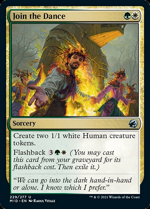 Join the Dance (Innistrad: Midnight Hunt) Damaged / Poor