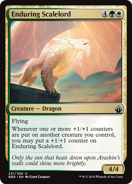 Enduring Scalelord (Battlebond) Light Play Foil