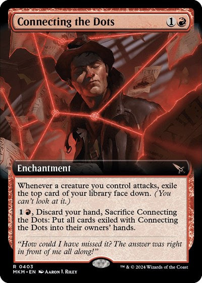 Connecting the Dots (Extended Art) (Murders at Karlov Manor) Light Play Foil
