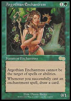 Argothian Enchantress (Urza's Saga) Heavy Play