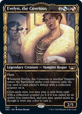 Evelyn, the Covetous (Showcase) (Streets of New Capenna) Light Play