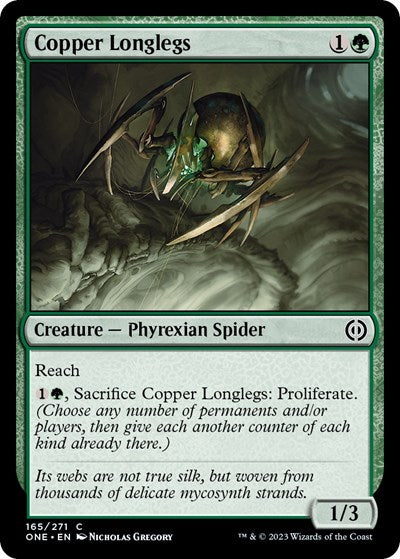 Copper Longlegs (Phyrexia: All Will Be One) Light Play