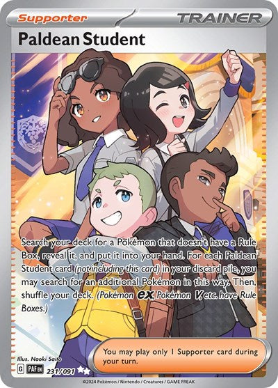 Paldean Student - 231 (SV: Paldean Fates) Light Play Holofoil