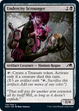 Undercity Scrounger (Kamigawa: Neon Dynasty) Light Play