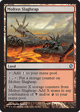 Molten Slagheap (Commander 2013 Edition) Light Play