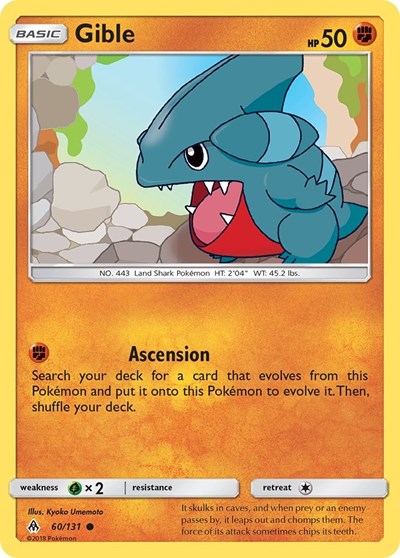 Gible (SM - Forbidden Light) Medium Play