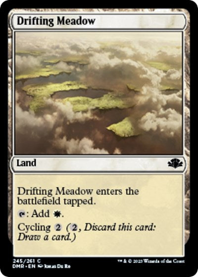 Drifting Meadow (Dominaria Remastered) Light Play