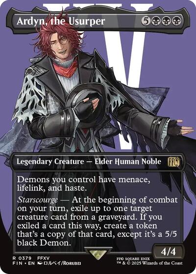 Ardyn, the Usurper (Borderless) (0379) (Universes Beyond: FINAL FANTASY) Light Play