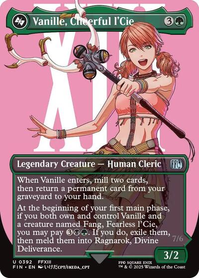 Vanille, Cheerful l'Cie (Borderless) (Universes Beyond: FINAL FANTASY) Light Play