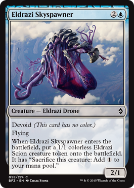 Eldrazi Skyspawner (Battle for Zendikar) Light Play
