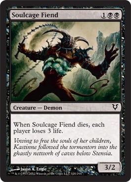 Soulcage Fiend (Avacyn Restored) Damaged / Poor