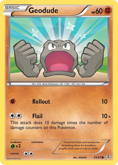 Geodude (Generations) Medium Play
