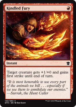 Kindled Fury (Dragons of Tarkir) Light Play