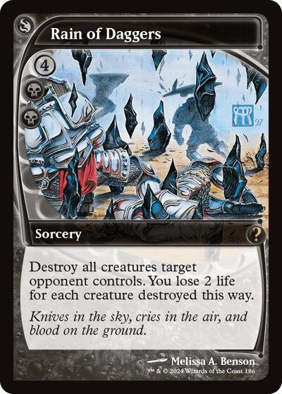 Rain of Daggers (Future Sight) (Mystery Booster 2) Light Play