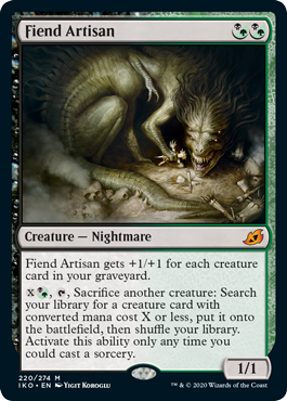 Fiend Artisan (Ikoria: Lair of Behemoths) Light Play Foil