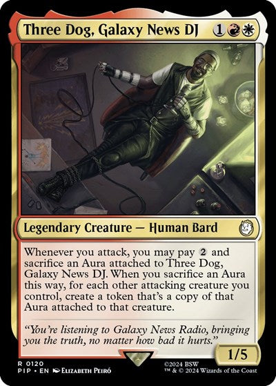 Three Dog, Galaxy News DJ (Universes Beyond: Fallout) Light Play